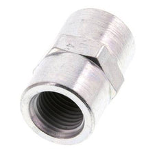 G 1/4'' Zinc plated Steel Socket 350 Bar - Hydraulic [2 Pieces]