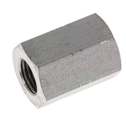 1/4'' NPT x 3/8'' NPT Barra de acero galvanizado de 210 pulgadas - Hidráulica