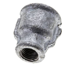 Rp 1/2'' x Rp 1/4'' Zinc plated Cast iron Round Socket 25 Bar [5 Pieces]
