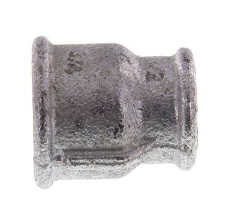 Rp 3/4'' x Rp 1/2'' Zinc plated Cast iron Round Socket 25 Bar [5 Pieces]