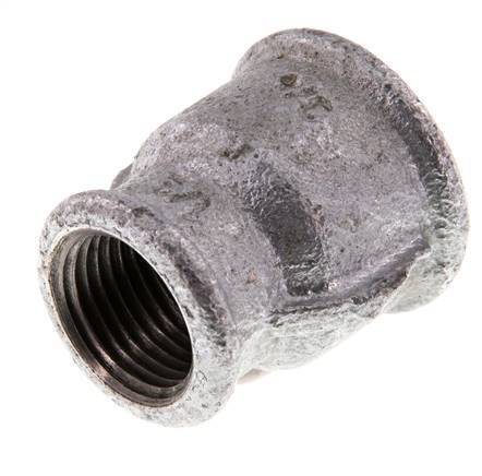 Rp 3/4'' x Rp 1/2'' Zinc plated Cast iron Round Socket 25 Bar [5 Pieces]