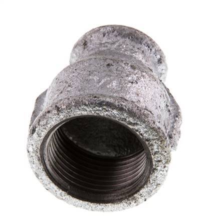 Rp 3/4'' x Rp 3/8'' Zinc plated Cast iron Round Socket 25 Bar [2 Pieces]