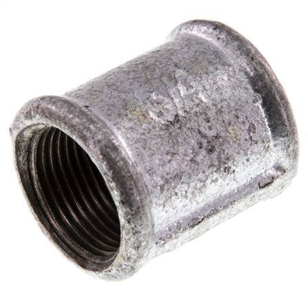 Rp 3/4'' Zinc plated Cast iron Round Socket 25 Bar [5 Pieces]