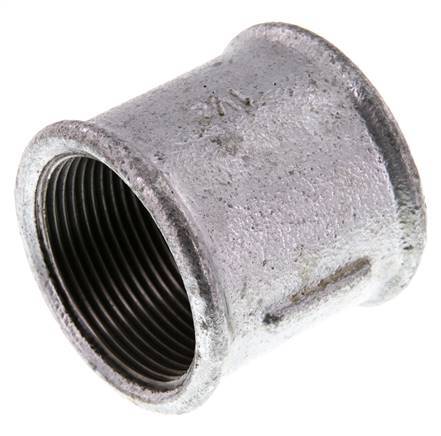 Rp 1 1/2'' Hierro fundido zincado Zócalo redondo 25 Bar