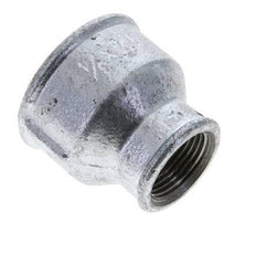 Rp 1 1/4'' x Rp 3/4'' Zinc plated Cast iron Round Socket 25 Bar [2 Pieces]