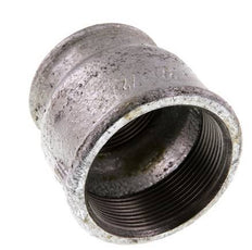 Rp 2'' x Rp 1 1/2'' Hierro fundido zincado Enchufe redondo 25 Bar
