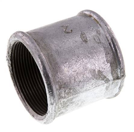 Rp 2'' Hierro fundido zincado Enchufe redondo 25 Bar