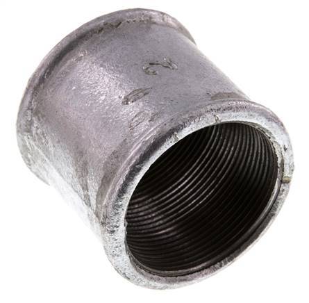 Rp 2'' Hierro fundido zincado Enchufe redondo 25 Bar