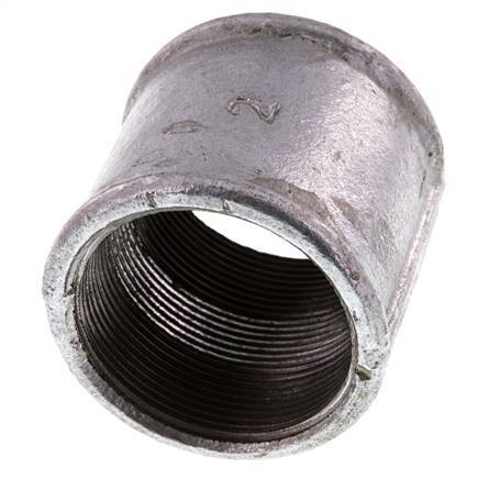 Rp 2'' Hierro fundido zincado Enchufe redondo 25 Bar