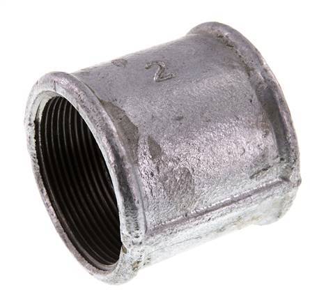 Rp 2'' Hierro fundido zincado Enchufe redondo 25 Bar