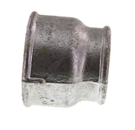 Rp 2 1/2'' x Rp 2'' Hierro fundido zincado Enchufe redondo 25 Bar