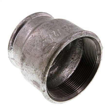 Rp 2 1/2'' x Rp 2'' Hierro fundido zincado Enchufe redondo 25 Bar