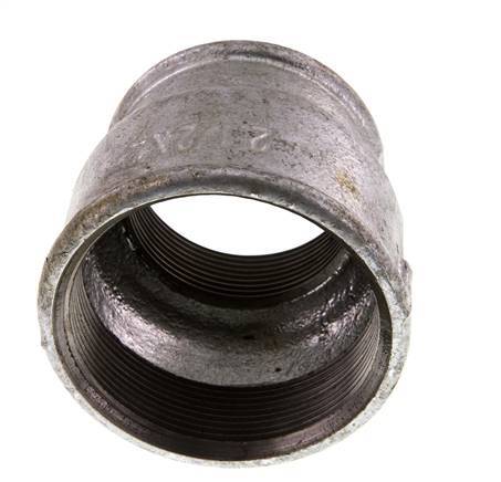 Rp 2 1/2'' x Rp 2'' Hierro fundido zincado Enchufe redondo 25 Bar
