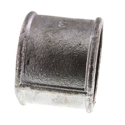 Rp 3'' Hierro fundido zincado Enchufe redondo 25 Bar