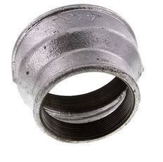Rp 4'' x Rp 3'' Hierro fundido zincado Enchufe redondo 25 Bar