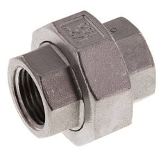 1/2'' NPT Acero inoxidable Doble Pezón de 3 piezas con sellado cónico 16 Bar