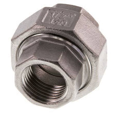 Rp 1/2'' acero inoxidable espiga doble 3 piezas con cierre cónico 16 Bar