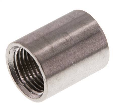 Rp 1/2'' Stainless steel Round Socket 16 Bar [2 Pieces]