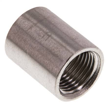 Rp 1/2'' Stainless steel Round Socket 16 Bar [2 Pieces]