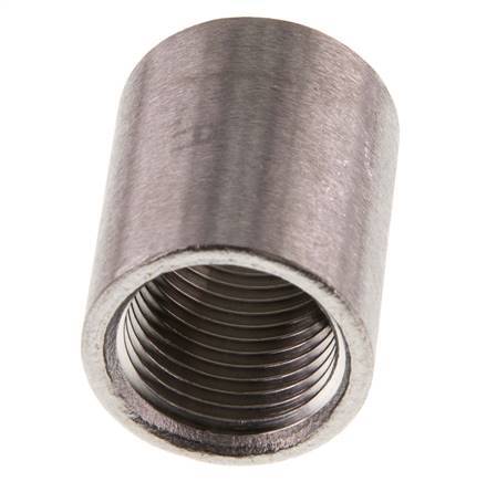 Rp 1/2'' Stainless steel Round Socket 16 Bar [2 Pieces]