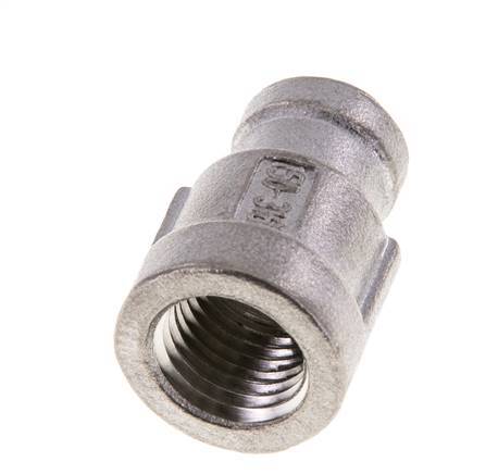 1/4'' NPT x 1/8'' NPT Stainless steel Round Socket 16 Bar [2 Pieces]