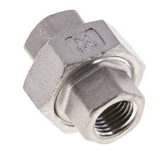 1/4'' NPT acero inoxidable espiga doble 3 piezas con cierre cónico 16 Bar