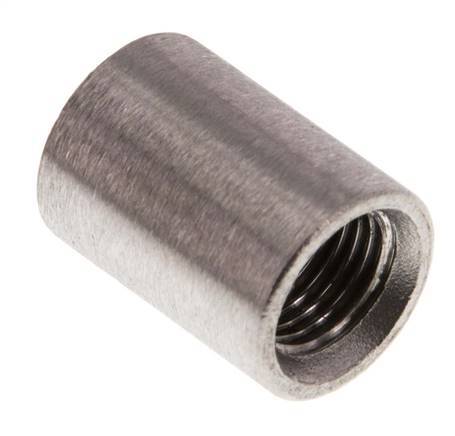 Rp 1/4'' Stainless steel Round Socket 16 Bar [2 Pieces]