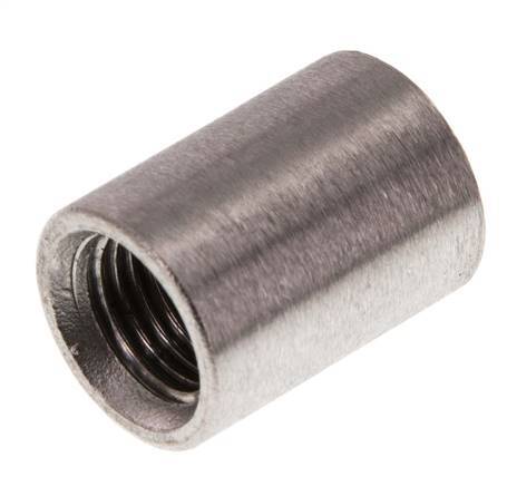 Rp 1/4'' Stainless steel Round Socket 16 Bar [2 Pieces]