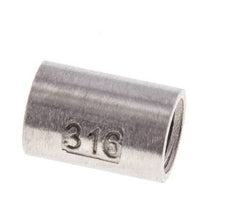 1/8'' NPT Stainless steel Round Socket 16 Bar [2 Pieces]