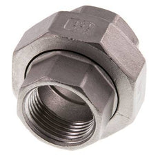 3/4'' NPT acero inoxidable espiga doble 3 piezas con cierre cónico 16 Bar