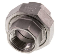 3/4'' NPT acero inoxidable espiga doble 3 piezas con cierre cónico 16 Bar