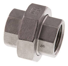 3/4'' NPT acero inoxidable espiga doble 3 piezas con cierre cónico 16 Bar
