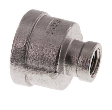 Rp 3/4'' x Rp 1/4'' Barra de acero inoxidable redonda de 16 casquillos