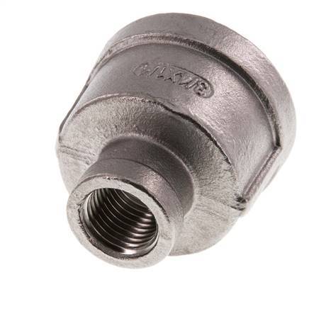 Rp 3/4'' x Rp 1/4'' Barra de acero inoxidable redonda de 16 casquillos