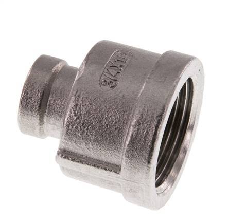 Rp 3/4'' x Rp 1/4'' Barra de acero inoxidable redonda de 16 casquillos