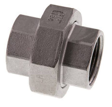Rp 3/4'' Acero inoxidable Espiga doble 3 piezas con cierre cónico 16 Bar