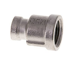 3/8'' NPT x 1/8'' NPT Stainless steel Round Socket 16 Bar [2 Pieces]