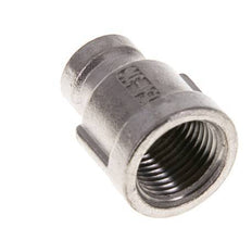 3/8'' NPT x 1/8'' NPT Stainless steel Round Socket 16 Bar [2 Pieces]