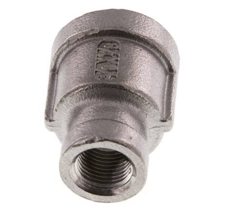 Rp 3/8'' x Rp 1/8'' Stainless steel Round Socket 16 Bar [2 Pieces]