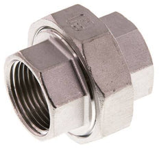 Rp 1'' acero inoxidable espiga doble 3 piezas con cierre cónico 16 Bar
