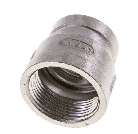 1 1/4'' NPT x 1'' NPT Barra redonda de acero inoxidable 16