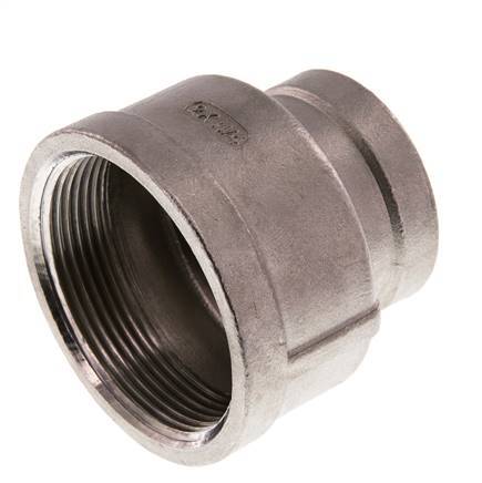 Barra de acero inoxidable Rp 2'' x Rp 1 1/4'' Redonda con cubo 16