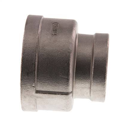 Barra de acero inoxidable Rp 2'' x Rp 1 1/4'' Redonda con cubo 16