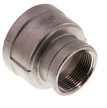 Barra de acero inoxidable Rp 2'' x Rp 1 1/4'' Redonda con cubo 16