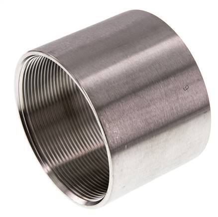 Barra de acero inoxidable Rp 3'' Round Socket 16