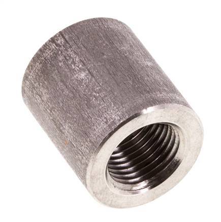 Rp 1/8'' x 14mm Stainless steel Welding Socket 40 Bar DIN 2986 - 17mm [2 Pieces]
