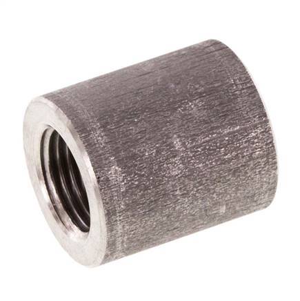 Rp 1/8'' x 14mm Stainless steel Welding Socket 40 Bar DIN 2986 - 17mm [2 Pieces]