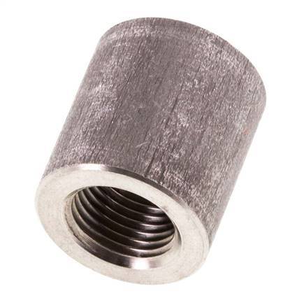 Rp 1/8'' x 14mm Stainless steel Welding Socket 40 Bar DIN 2986 - 17mm [2 Pieces]