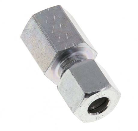 G 1/4'' x 8L Zinc plated Steel Straight Cutting Ring 315 Bar DIN 2353 [2 Pieces]