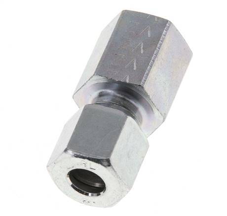 G 1/4'' x 8L Zinc plated Steel Straight Cutting Ring 315 Bar DIN 2353 [2 Pieces]